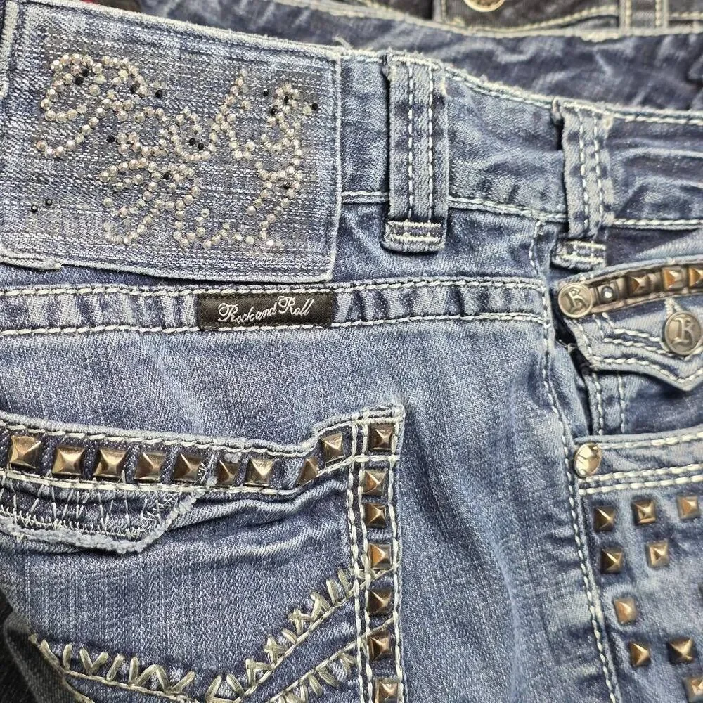 Rock Revival Low Rise Bootcut Jeans Womens 31x34 - Picture 7 of 10